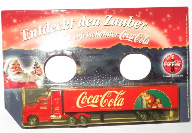 GRELL Ho 1/87 Camion Rimorchio Mack Coca Cola Christmas Vestito Babbo Natale