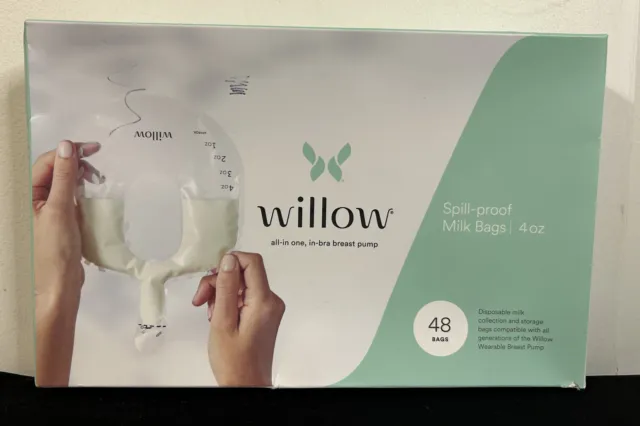 Willow Spill Proof Milk Bags 48 Bags 4 Ounces