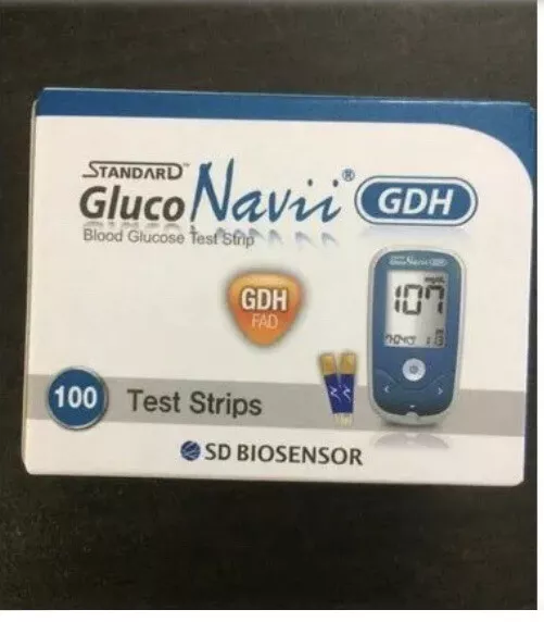 Gluco Navii Sang Glucose Bandelettes de Test - 2 Boîtes De 50 Exp- Dec / 2024