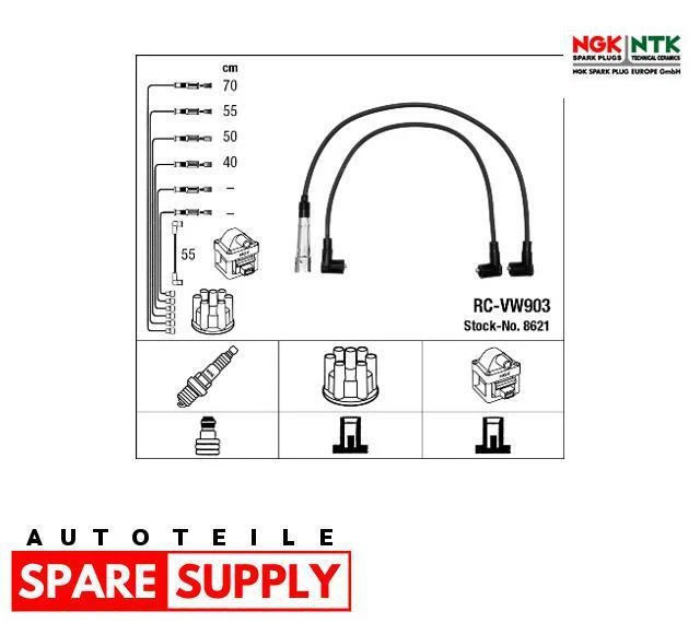 Kit Cavi Accensione NGK 4053 Per DACIA LOGAN (LS_) 1.4 2006-2012