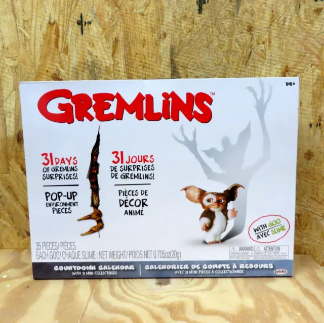 GREMLINS 35 Piece ADVENT CALENDAR Brand New Gizmo Stripe 31 days Christmas