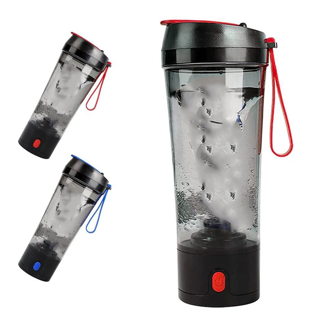 Botellas agitadoras de proteínas eléctricas USB recargables taza mezcladora portátil BPA LHP libre de BPA