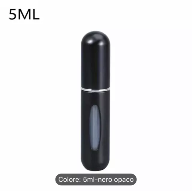 PORTA PROFUMO DA VIAGGIO 5ml DISPENSER BORSA TASCABILE RICARICABILE