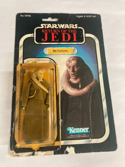 Star Wars ROTJ Bib Fortuna on 65 back card opened 1983 Kenner