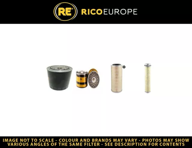 Filter Service Kit Passend für Renault R 490 S Luft Öl Kraftstoff Mit / Mwm