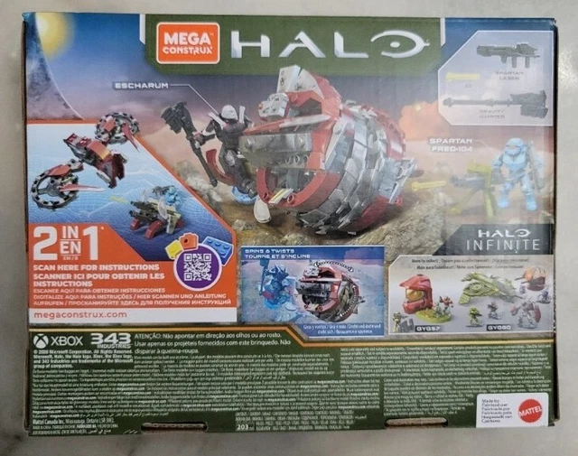 MEGA CONSTRUX HALO Infinite Chopper Takedown PRO Builders 2 in 1 - NEW