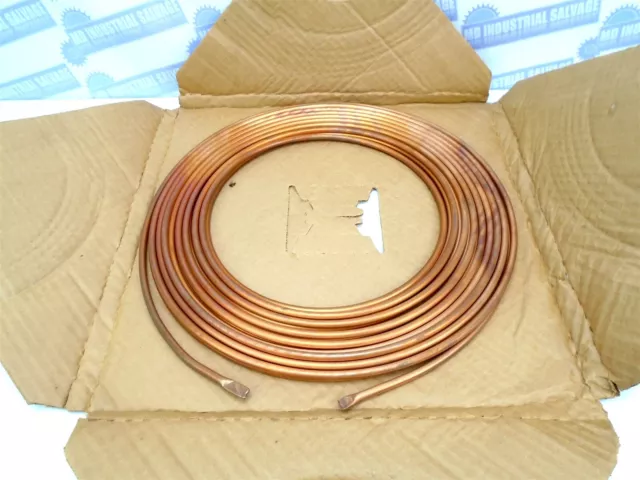 1/4 x 50 X.030 Soft Copper Refrigeration Tube - HVAC 1/4OD - (NIB)