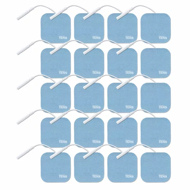 HEALTHMATEFOREVER Compatible Premium Replacement Wired Electrodes, 2"x2" 20Pk