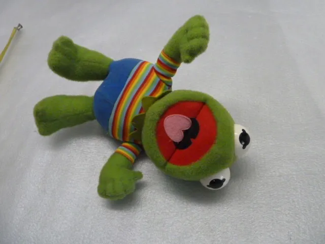 Vintage Muppet Babies Kermit the Frog Plush Toy 12" 1985 Hasbro Softies Stuffed