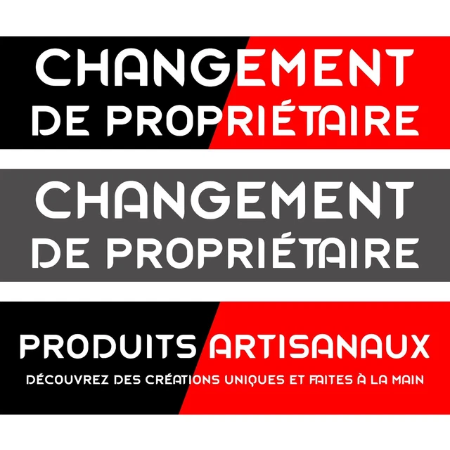 Bache / Banderole Changement De Propriétaire Garage Atelier Pub 300 X - Foto 11