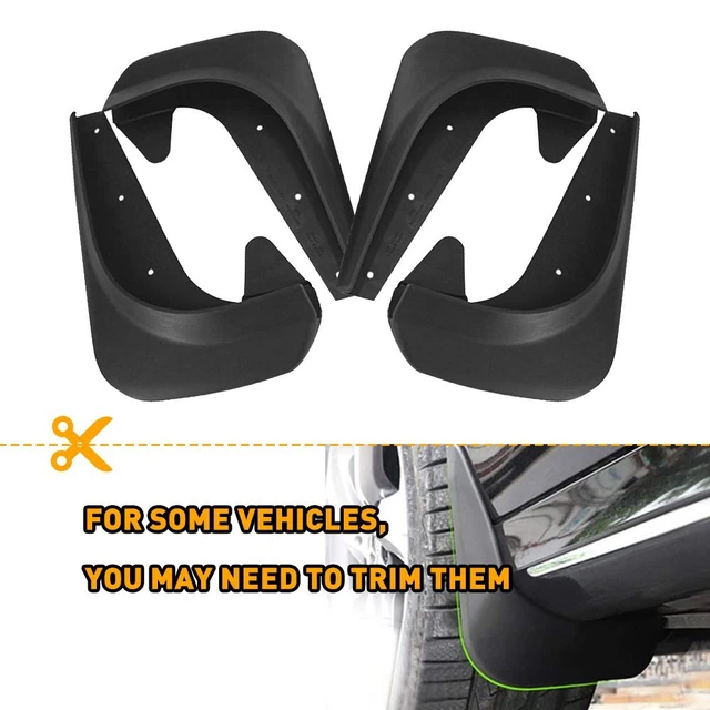 4 Car Universal Mud Flaps Splash Guards Front Rear Fender Auto Accessories Parts