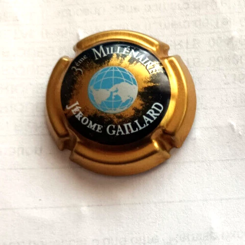 capsule champagne 3ème Millenaire   Jérome GAILLARD    Personnalisée sur 651