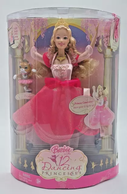 2006 Barbie the 12 Dancing Princesses Genevieve Doll / Mattel J8887, NrfB 2006 Barbie the 12 Dancing Princesses Genevieve Doll / Mattel J8887, NrfB