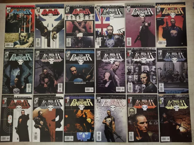 Lot of 30 Punisher Comic Books - No Duplicates