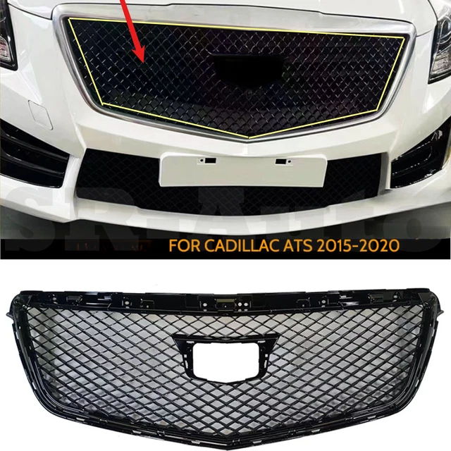 GSRECY Grille Pare-Chocs Avant Nid D'Abeille Noir Brillant – Compatible Audi A3 8P 2008-2012 (G/D)