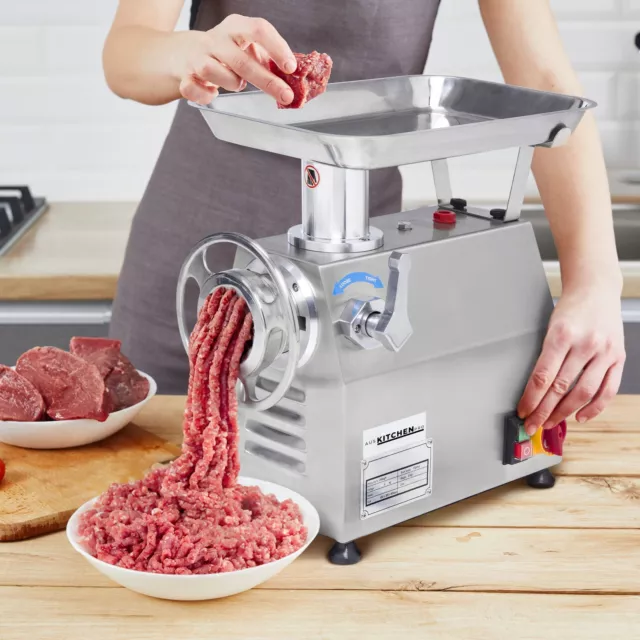 Commercial Meat Mincer 250kg/hr - Electric Grinder Sausage Maker Filler Stuffer 3