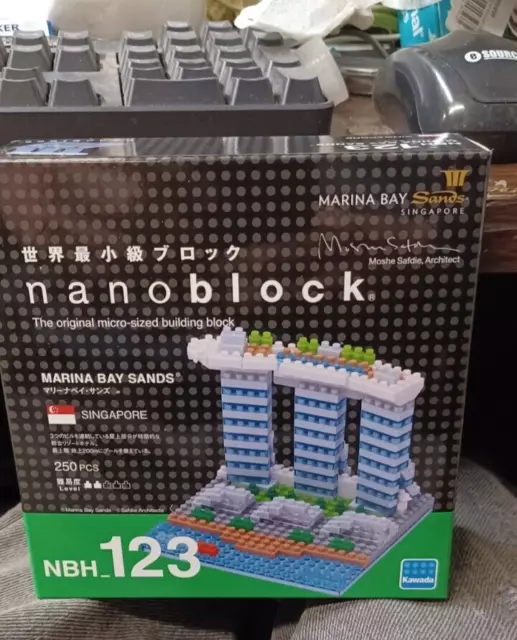 Nano-block,  Marina Bay Sands NBH-123  250 pieces KAWADA Co., Ltd.  free shippin