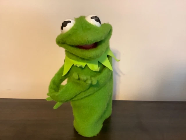 Vintage 1978 Fisher Price Jim Henson Muppets Kermit The Frog Hand Puppet #860