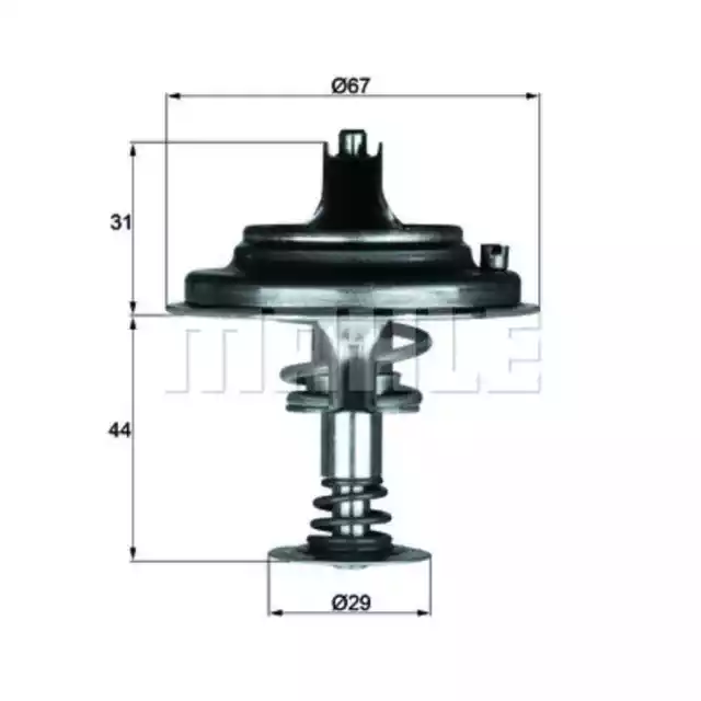 Thermostat Kühlmittel MAHLE TX 26 80D für Mercedes-Benz E