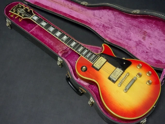 Gibson Kalamazoo Les Paul Custom Cherry Sunburst 1972 Vintage Guitar MOD, j3207 Gibson Kalamazoo Les Paul Custom Cherry Sunburst 1972 Vintage Guitar MOD, j3207