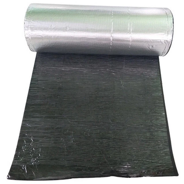 Car Door Engine Hood Firewall Sound Deadener Noise Heat Insulation Deadening Mat