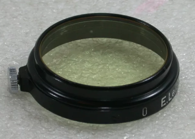 Leitz/Leica 36mm Light Green Clamp-on Lens Filter 0 3