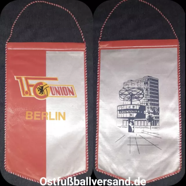 Großer 34 cm Wimpel 1.FC Union Berlin Orig. DDR Oberliga Fußball FCU Bundesliga