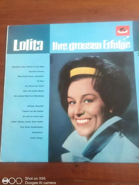 Lolita - Ihre grossen Erfolge - Vinyl LP - guter Zustand (VG)