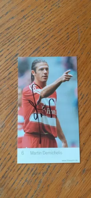 6 Martin Demichelis  handsigniert  Bayern München  2007 / 2008