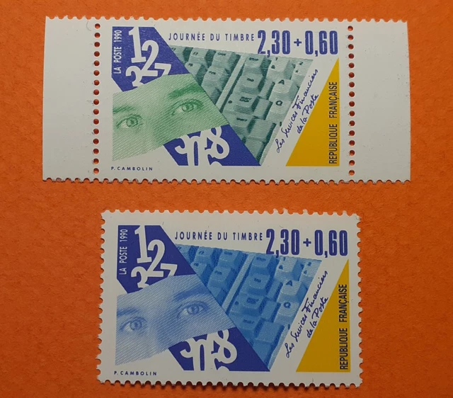 TIMBRE FRANCE NEUF** N°2639-2640 Issu de Carnet Les Métiers De La Poste ...