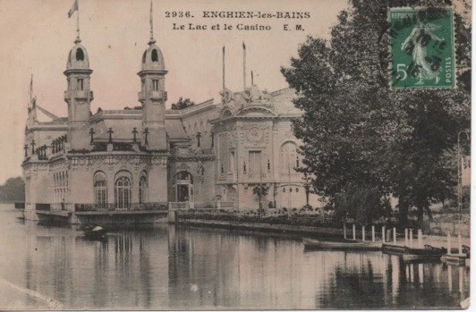 CPA - ENGHIEN-les-BAINS - Le Lac et le Casino