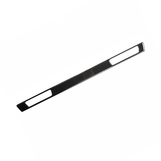 Copilota auto supporto tazza acqua pannello adesivo decorativo fibra di carbonio