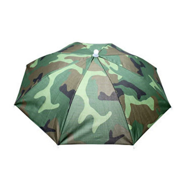 Foldable Umbrella Hat Sun Cap For Hiking Fishing Headwear Camping Cover Sun Hat