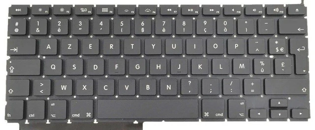 Touche De Clavier MacBook 12" A1534 (2015-2017) - Originale - AZERTY - Occasion