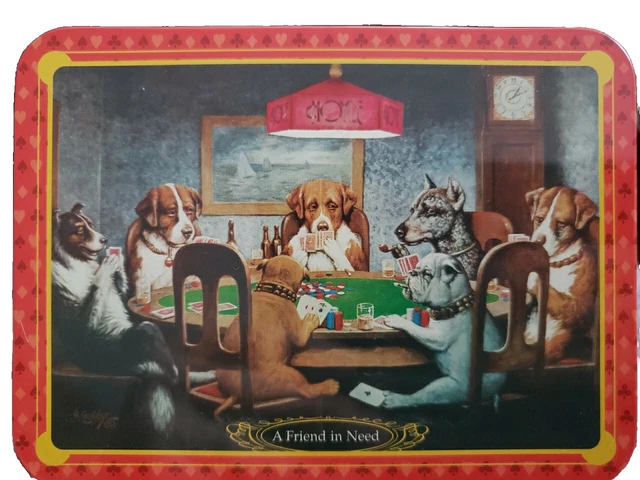Truwnorth Dog Deck Playing Cards - 54 Custom Cartoon Dog Breed Cards, Standard Size