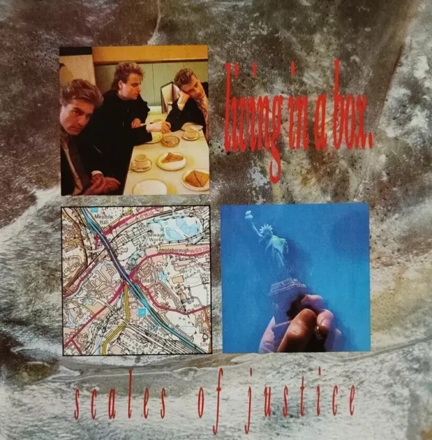 Living In A Box-Scales Of Justice Vinyl 7" Gatefold Single.1987 Chrysalis LIB 2.