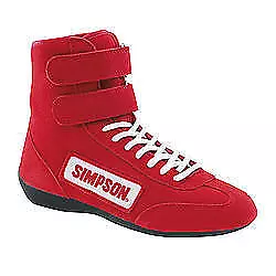 Simpson Safety High Top Shoes 11.5 Red