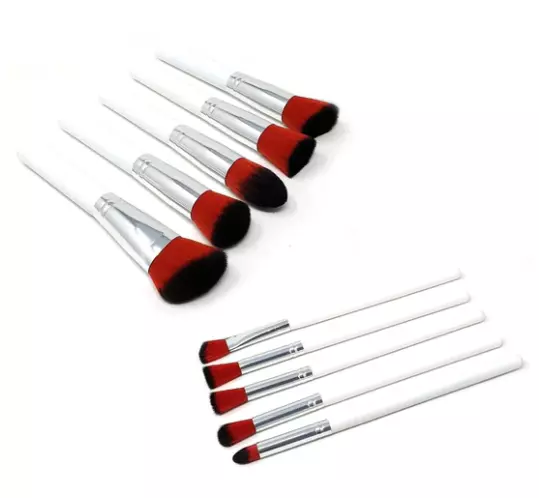 10pc Make up Brushes Set Kabuki Face Professional Make up Brush Set Cosmetic UK