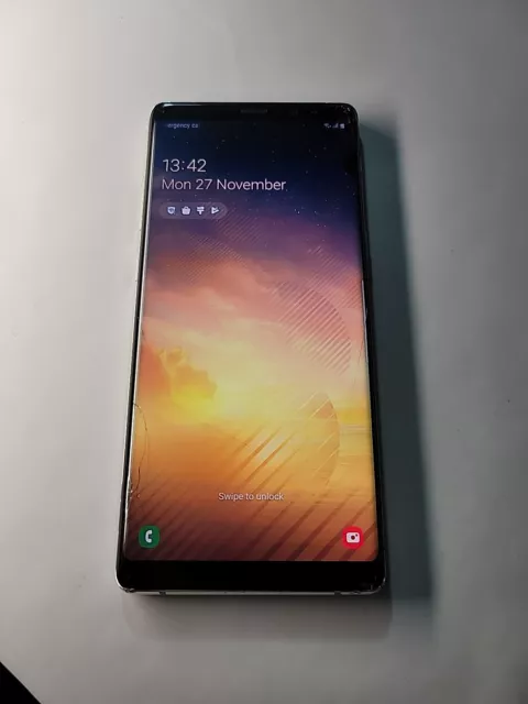 Samsung Galaxy Note 8 N950F 64GB  Gold Unlocked Crack Glass. Black Dot, 844