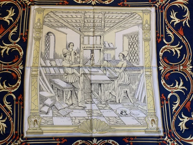 Foulard AIRBUS Industrie En Soie - François De Reix - Écharpe Multicolore - Occasion Très Bon état