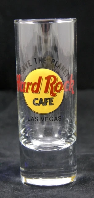 Hard Rock Cafe, Las Vegas, Souvenir Shot Glass: SAVE THE PLANET 2 oz. Shooter