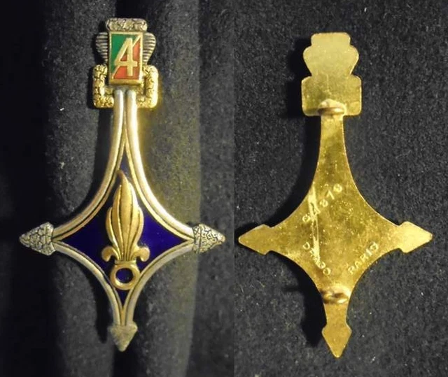 Insigne Légion étrangère – 38e Cie De Camions Bennes DRAGO, Vert Foncé
