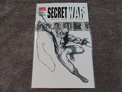 2004 MARVEL Comics SECRET WAR #1 Rare 3rd Print DELL'OTTO Sketch Variant - VF