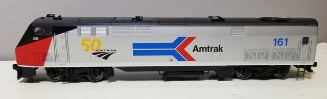 Amtrak Railroad GE P42 50 Anniversary Logo KATO 37-6114 HO DCC Ready