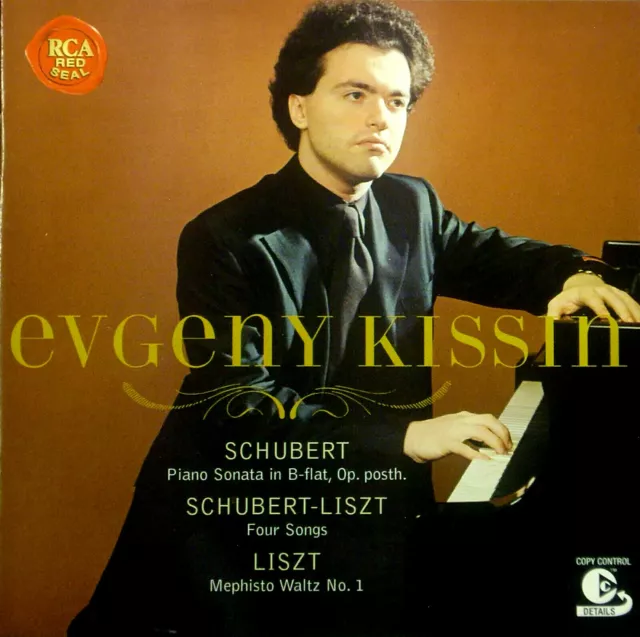 CD EVGENY KISSIN - Schubert: sonata, Liszt: mephisto waltz, m-/m-