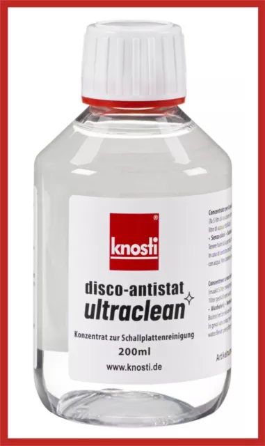 Knosti "Disco-Antistat Ultraclean" Reinigungs-Konzentrat zur Schallplattenwäsche