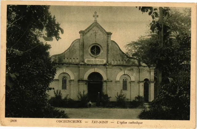CPA AK VIETNAM Cochinchina - Tay-Ninh - The Catholic Church (190275)