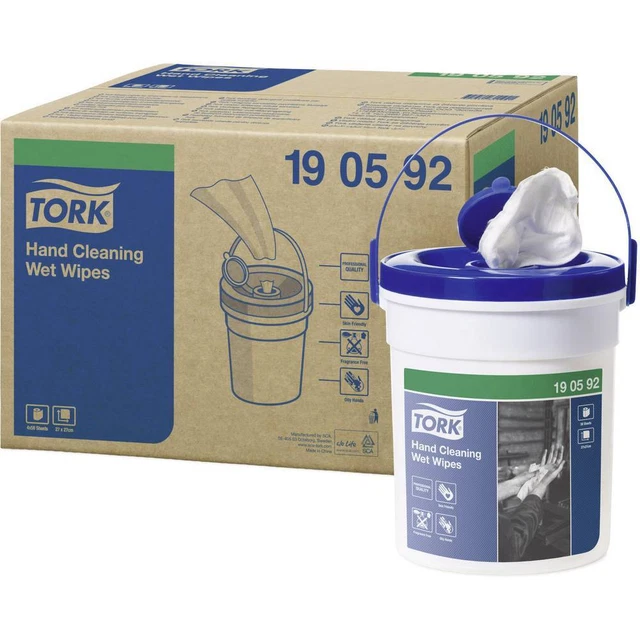 Lingettes de nettoyage pour les mains TORK 190592 douces et résistantes non