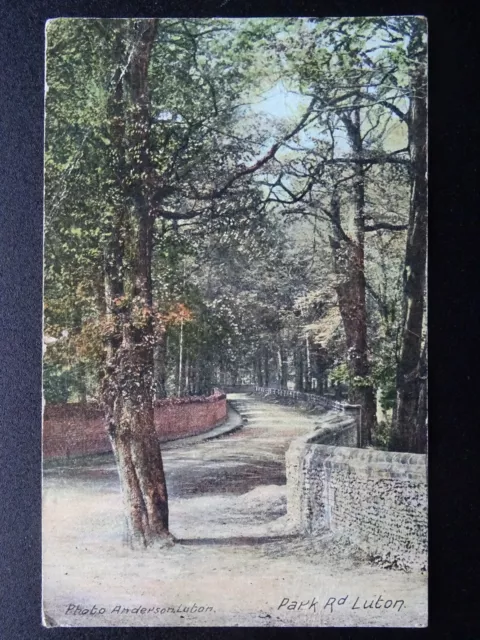 Bedfordshire LUTON Park Road c1906 Postcard by Anderson of Luton