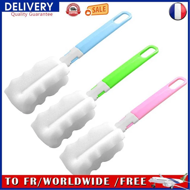 Bottle Cleaning Brush Long Handle Removable Sports Water Cup Brush for Kitchen